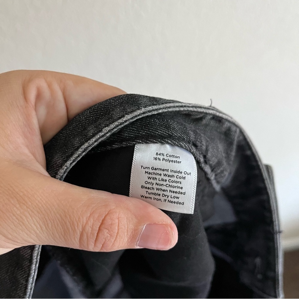 TALBOTS Signature Denim in distressed black size 8 - Picture 13 of 13